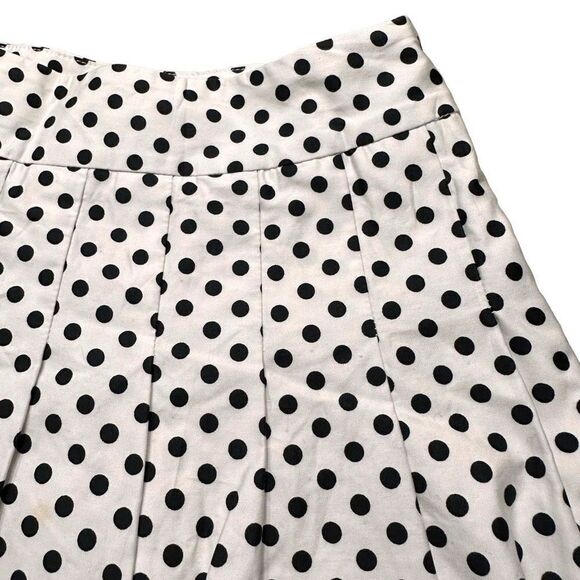 Talbots Pleated Polka Dot Full Skirt size 2P - Picture 4 of 9